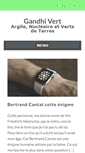 Mobile Screenshot of gandhivert.fr